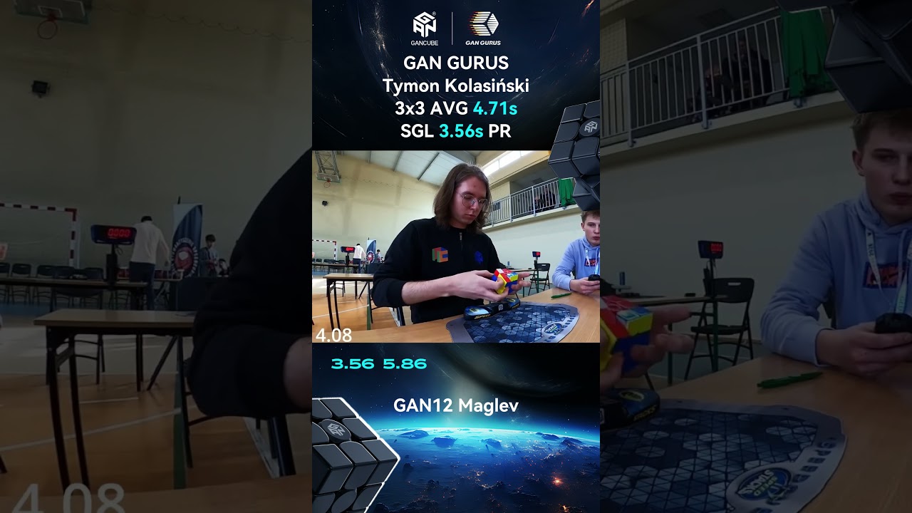 GANCUBE - 3x3 Single PR 3.56s | Tymon Kolasinski