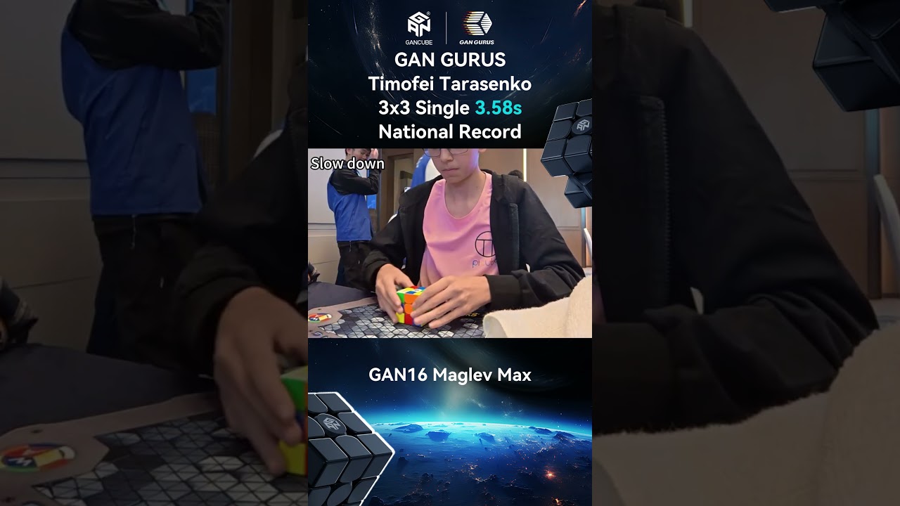 GANCUBE - 3x3 Single NR 3.58s | Timofei Tarasenko